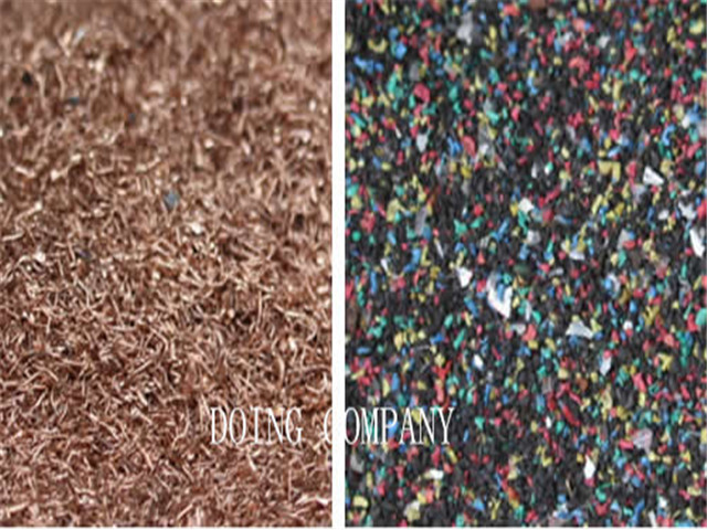 Final products of cooper wire recycling machine