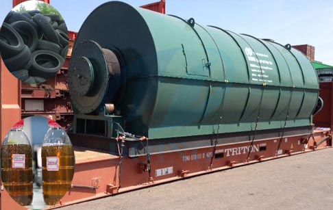 waste tyre oil diesel distillation plant