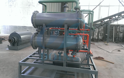 DOING 1Ton capacity waste oil distillation equipment is ready for delivery