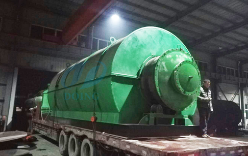 10T waste plastic to fuel conversion plant for Indian customer finished delivery