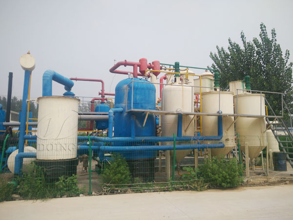 waste oil to diesel 