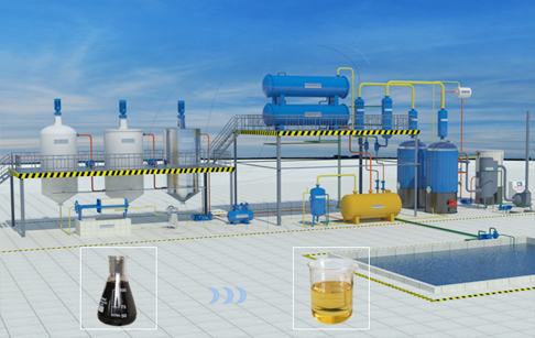 How to purify used engine oil?
