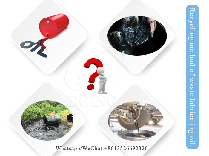 waste oil to diesel machine