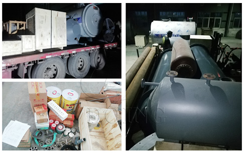 5TPD waste motor oil to diesel plant were delivered to Myanmar from DOING
