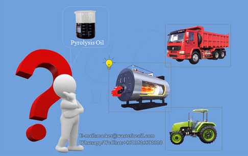 Can pyrolysis oil be used directly without treatment?