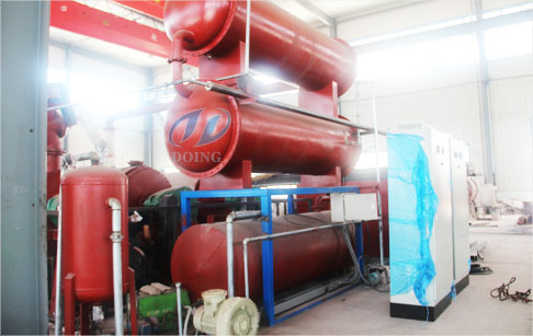 continuous pyrolysis rubber plant