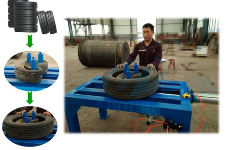 tyre tripling machine